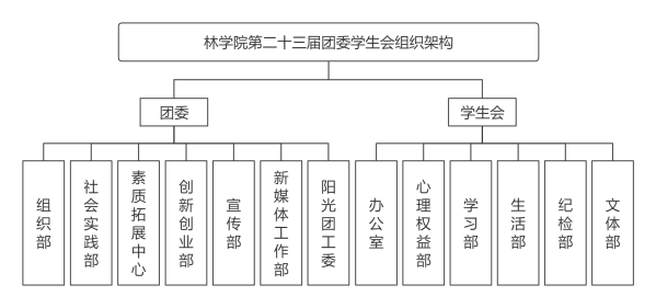 雷竞技raybet官网版下载第二十三届团委学生会组织架构.png